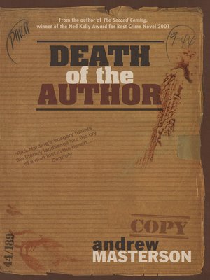 cover image of Death of the Author